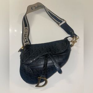 Faux Christian Dior Saddle Bag